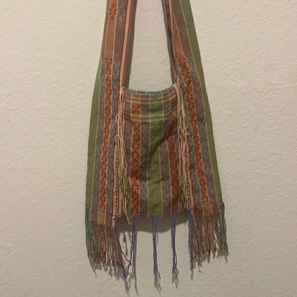 Bohemian Style Purse Tote Bum Bag - Fringe - Purchased in PERU - NEW Never Used